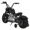 Motorcycle Chopper Warrior vehicle Black