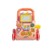 Toyz Dětské interaktivní chodítko, stoleček s příslušenstvím, Zoo, Růžové