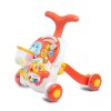 Dětské hrající edukační chodítko 2v1 JISKRA ORANŽOVÁ