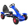 Large Go-Kart Pumped Wheels Blue