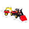 Go-kart Tractor Excavator with Trailer + Accessories