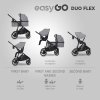 Gondola do wózka dziecięcego EasyGo Duoflex Cloudy Gray