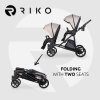 Wózek dziecięcy Riko Musso 2w1 01 Taupe