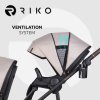 Wózek dziecięcy Riko Musso 2w1 01 Taupe