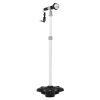 Electric Guitar Stand Microphone White