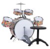 Colourful Drum Set + Chair