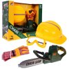 Large chainsaw set, gloves, goggle and helmet