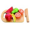 Set Of Cutting Wood Fruits Vegetables Board