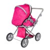 2-in-1 Pink Stroller