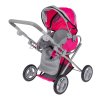 2-in-1 Pink Stroller