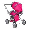 2-in-1 Pink Stroller