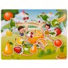 Wooden Puzzle Set Fruits Vegetables