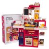 Kitchen Kitchenette with Light, Sound and Water Function 80 pieces. Red