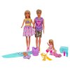 Doll Set, Family on Vacation + Accessories
