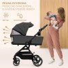 Kinderkraft Yoxi 2v1 Moonlight Grey (Barva Šedá)