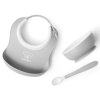 Baby Bjorn zestaw do karmienia 3 szt | Light Grey
