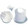 BABYBJÖRN Dětský jídelní set (Barva Powder Blue)