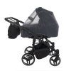 Kočárek pro dvojčata Junama DUO 78cm – Černá