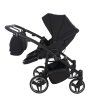 Kočárek pro dvojčata Junama DUO 78cm – Černá