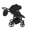 Kočárek pro dvojčata Junama DUO 78cm – Černá