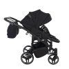 Kočárek pro dvojčata Junama DUO 78cm – Černá