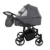Kočárek pro dvojčata Junama DUO 78cm – Šedá