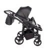 Kočárek pro dvojčata Junama DUO 78cm ECO – Černá