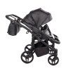 Kočárek pro dvojčata Junama DUO 78cm ECO – Černá