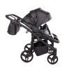 Kočárek pro dvojčata Junama DUO 78cm ECO – Černá