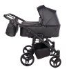 Kočárek pro dvojčata Junama DUO 78cm ECO – Černá