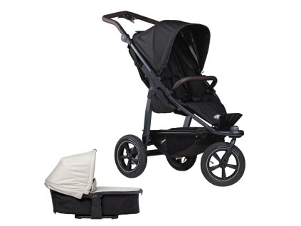 TFK Kombinovaný Kočárek Mono2 Air Wheels + korba 2024 black/sand