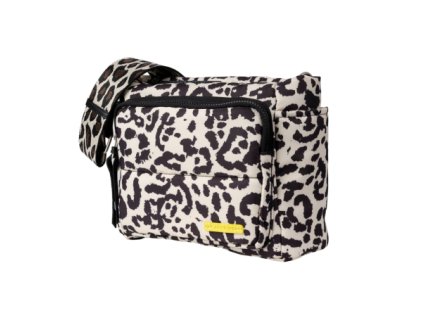 bababing joey taska cross body organizer leopard