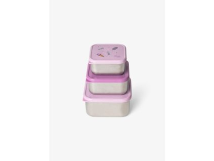 citron sada 3 stohovatelnych boxu z nerezu stormy unicorn