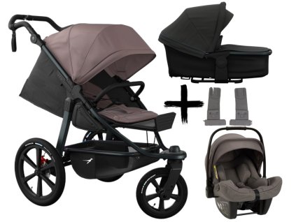 52270 proa stroller brown set