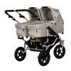 EasyWalker Sourozenecký Kočárek Duo Plus + korbičky Silver