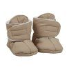 Voksi Baby Booties dark sand light grey 0-1y