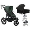 Tfk set PRO frame 2024 + carrycot + seat 2026 + příslušenství Anthracit/Olive