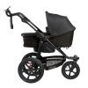 Tfk set PRO frame 2024+carrycot+seat 2026 Anthracit/Brown+Nuna Pipa Next a adaptéry