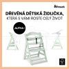 hauck alpha drevena zidle mint (4)