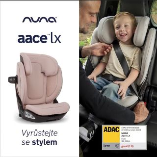 ✨ BEZPEČNOST POTVRZENÁ TESTEM ADAC! ✨ Nuna AACE lx roste s vaším dítětem díky systému 3D growth, který umožňuje nastavení...