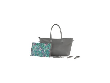 KINDERKRAFT Přebalovací taška Treasurebag (Barva Nature Vibes Dark Grey)