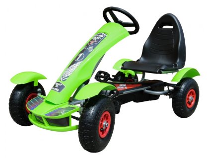 948070 large go kart pumped wheels green