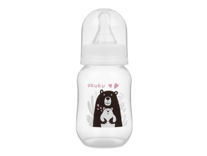 Láhev 125 ml  Black Bear (Barva Bílá)