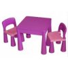 Tega Dětský set Mamut 2 židle a stůl FIALOVÝ