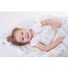 BABYMATEX Set přikrývka + polštář bílý 135x100 40x60 cm2