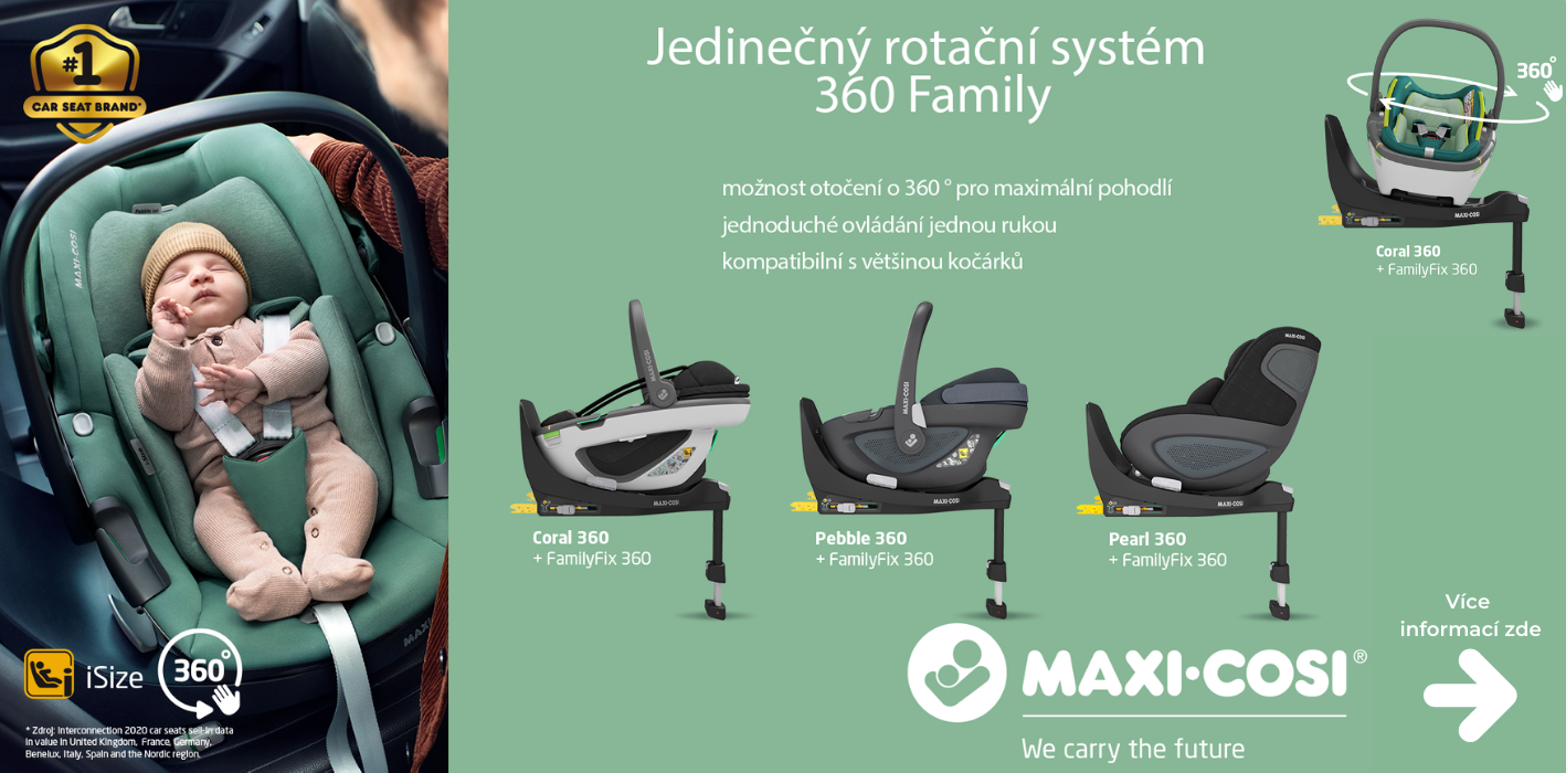 Maxi-cosi autosedačky 360 Family Carousel