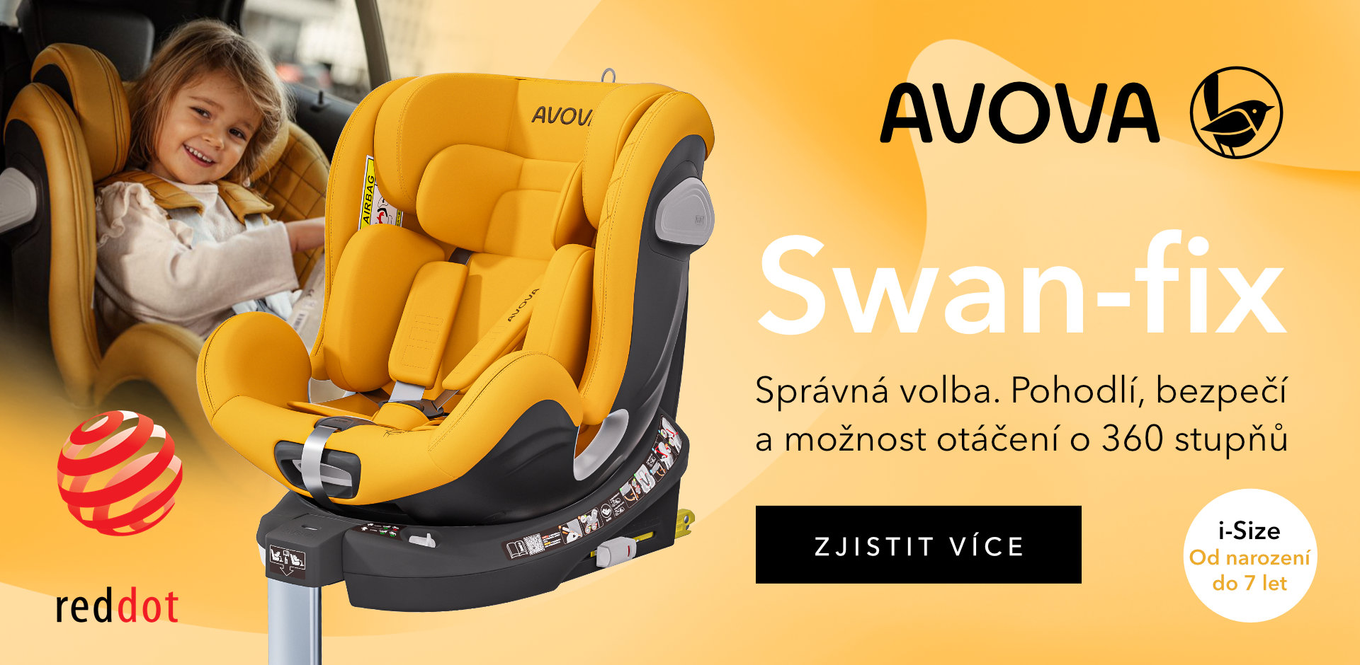 Autosedačka AVOVA Swan-fix