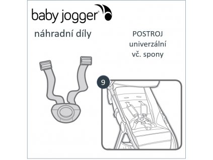 BabyJogger POSTROJ univerzální vč. spony