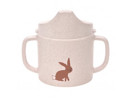 Lässig BABIES dětský hrneček Sippy Cup PP/Cellulose Little Forest rabbit