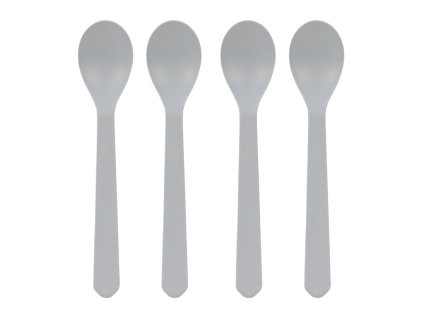 LÄSSIG BABIES lžičky LÄSSIG Spoon Set Geo 2023 grey-blue
